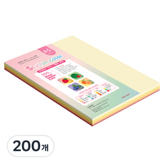 종이문화 SS 스타일리쉬 시즌 두꺼운 혼합색지 205g 02 Summer, 200개, A5