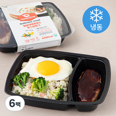 다즐샵 맛있는 햄야채볶음밥 & 핫스테이크 (냉동), 250g, 6팩