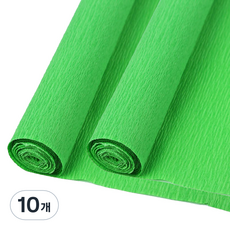 마다꾸미 주름 구김지 잔디그린, 50 x 250 cm, 10개