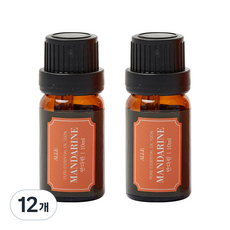 알레 비건 아로마 에센셜 오일 만다린, 10ml, 12개