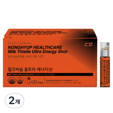 농협헬스케어 울트라 에너지샷 밀크씨슬, 2개, 14회분