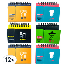 misoro 單字筆記本 100張 107*83mm, 隨機出貨, 12個