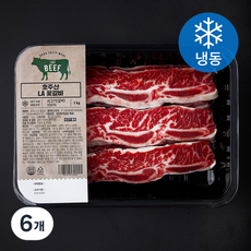 호주산 LA 꽃갈비 (냉동), 1kg, 6개