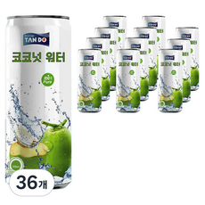 TANDO 코코넛 워터 100%, 320ml, 36개