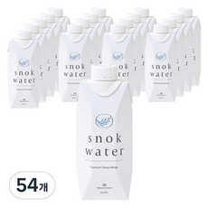 스녹 워터 종이팩 해양심층수, 54개, 330ml