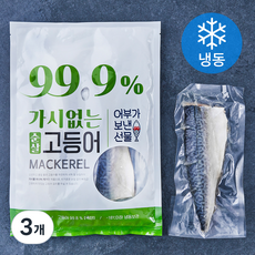 어부가보낸선물 99.9% 가시없는 순살 고등어 (냉동), 400g, 3개