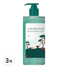 라운드랩 소나무 진정 시카 샴푸, 3개, 400ml