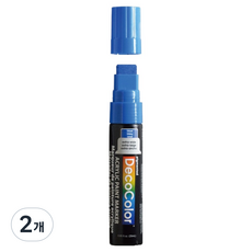 MARVY UCHIDA DECO COLOR 壓克力麥克筆 JUMBO 415 藍色, 2個, 1色