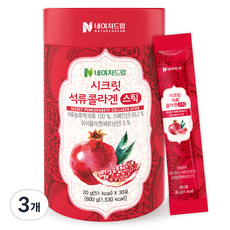 네이처드림 시크릿 석류콜라겐 젤리 스틱, 30회분, 3개