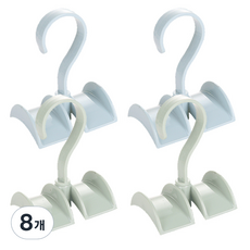 RIVERGREEN 旋轉式多功能包包整理掛架, 藍色 + 綠色, 8個