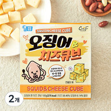 CNF 오징어 & 치즈 큐브, 100g, 2개, 1개입
