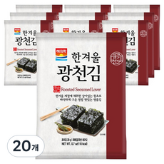 Haeuirak 嚴冬廣川海苔 全張, 20g, 20個