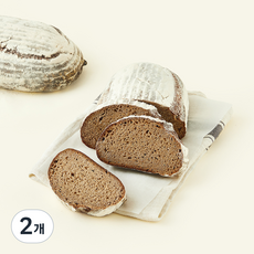 브로드카세 72시간 발효 저당 호밀 100 깜빠뉴, 600g, 1개입, 2개