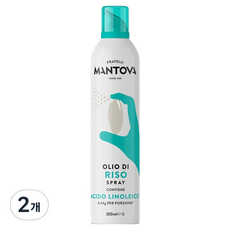 만토바 현미유 라이스 오일 스프레이, 200ml, 2개