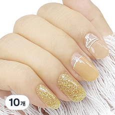 Stone Pearl Season 3 凝膠指甲貼, B05 花生米色, 10個