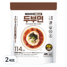 HAECHOMIIN 豆腐麵 180g + 蕎麥醬 50g 套組, 2套
