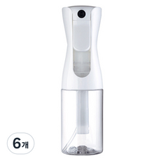 마메 반자동 안개분사 분무기 200ml, 6개, 화이트 투명
