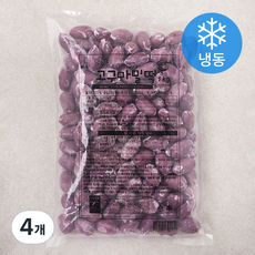 밀&쿡 고구마밀떡 (냉동), 1kg, 1개입, 4개