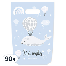 Donna&deco Seine 鯨魚手提袋 18 x 25 cm, 混合顏色, 90個