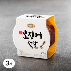 한성기업 오징어젓갈, 230g, 3개
