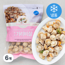 알찬해 자숙 가리비살 (냉동), 300g, 6개