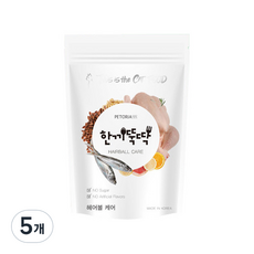 한끼뚝딱 고양이 기능성 사료, 헤어볼, 800g, 5개