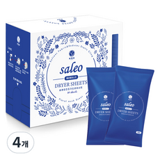 살래오 건조기 드라이시트 섬유유연제 플로럴머스크 본품, 4개, 40개입