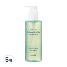 구달 어성초 히알루론 수딩 모공 클렌징 오일, 200ml, 5개