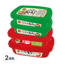 Jinmi 醬料外出套餐 170g 紅辣椒醬 + 170g 黃豆醬 170g 包飯 x 2p, 2組