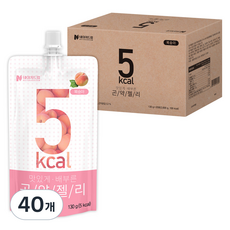 네이처드림 맛있게 배부른 5칼로리 곤약젤리 복숭아, 130g, 40개