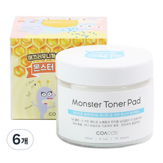 Coakos Monster Toner Pad 70p, 180ml, 6個