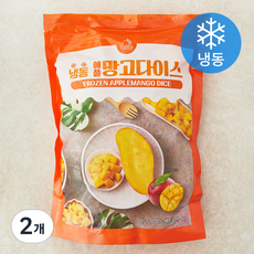 상상글로벌 애플망고다이스 (냉동), 2개, 1kg