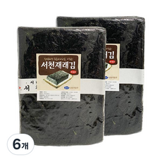 울돌목 재래김 100매, 6개, 220g