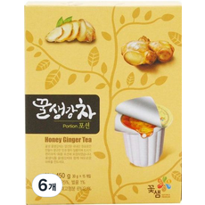 꽃샘 참조은 꿀 생강차 포션, 30g, 15개입, 6개