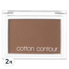 미샤 코튼 컨투어 팩트 셰이딩 4g, 솔티드 핫쵸코, 2개