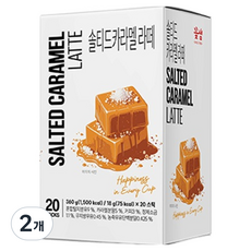 Kotsam 花泉 海鹽焦糖拿鐵, 2個, 20入, 18g