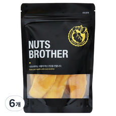 너츠브라더 건망고, 200g, 6개