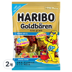 하리보 골드베렌 여름한정판, 80g, 2개
