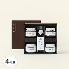 고려전통식품 기순도 Heritage 고마운 정성 8호 선물 세트 + 쇼핑백, 4세트