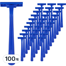 3刀片刮鬍刀 藍色, 100個, 1件