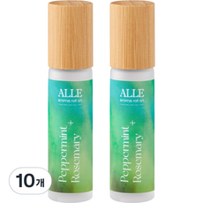 ALLE 滾珠香氛精油 辣薄荷&迷迭香, 10個, 10ml
