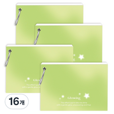 wannathis Glowing Line 索引環活頁單字卡 60張, 柔和綠, 16個