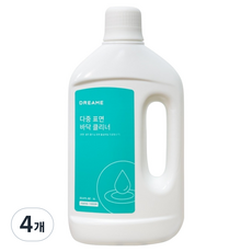 드리미 멀티 설페이스 플로우 클리너 바닥 세정제, 1L, 4개