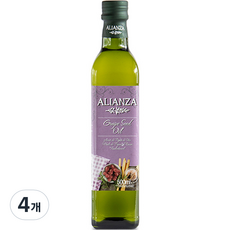 MuELOLIVA 美洛莉 Alianza 葡萄籽油, 4個, 500ml