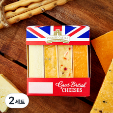 쿰캐슬 브리티쉬 셀렉션 치즈 4종 세트, 80g, 4개입, 2세트