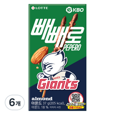 PEPERO 杏仁 KBO 樂天巨人, 37g, 6個