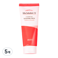 JIGOTT Vita Solution 12緊緻睡眠面膜, 5個, 180ml