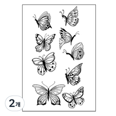 젤루나 유니크 셀프 타투 스티커 모음, T-05, 2개