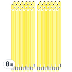 영아트 플라워 연필 HB, 옐로우, 96개