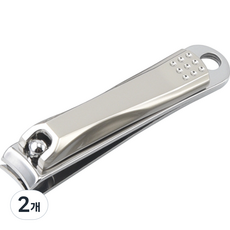Mibill簡約時尚指甲整理指甲剪 6.4cm, 灰色, 2個